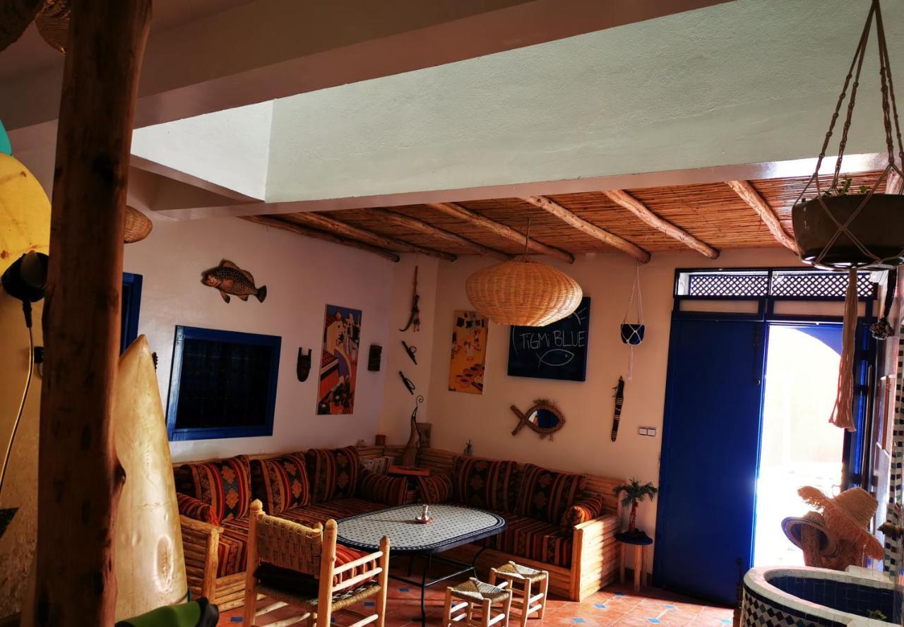 Tigmi Blue - Imsouane Surf Et Ocean Bed & Breakfast Bagian luar foto